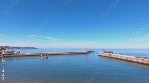 Wallpaper Mural The view across the North Yorkshire port of Whitby in northern England as a tourist pleasure boat departs. Torontodigital.ca