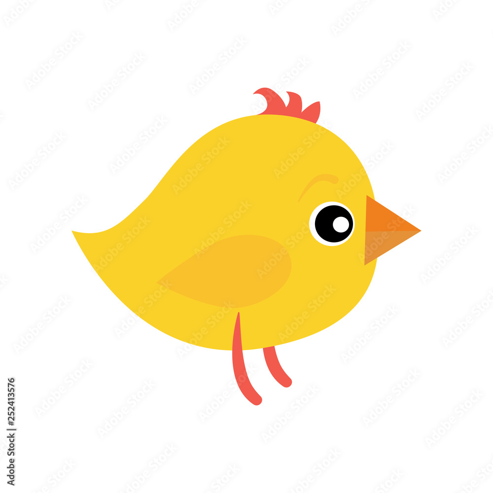 Yellow sale bird cartoon