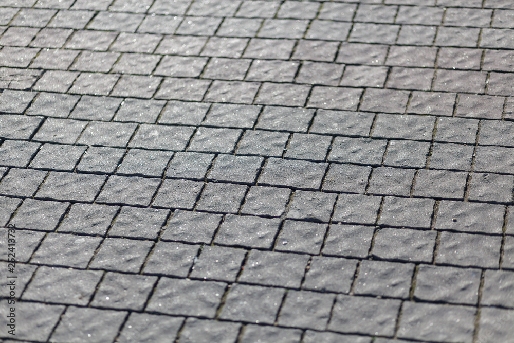 Stone pavement texture background
