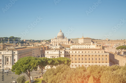 Rome cityscape view