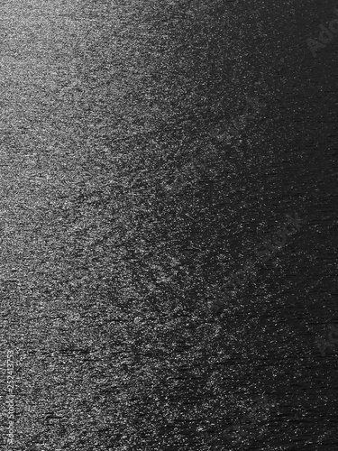 black and white sea water with light background