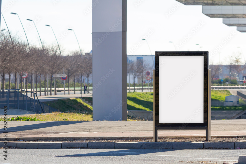Blank billboard mock up Blank billboard mock up