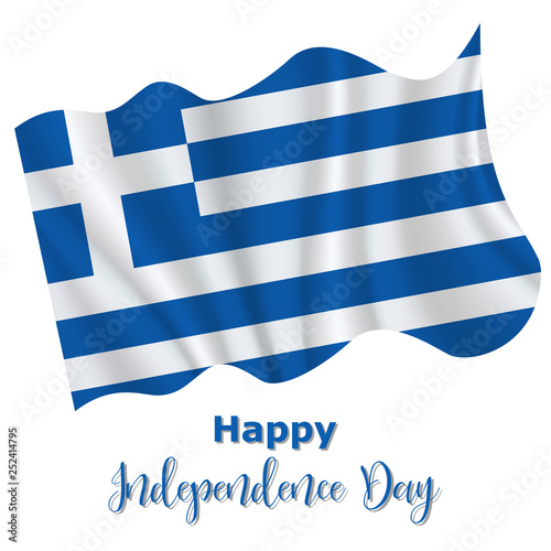 25 March, Greece Independence Day background 