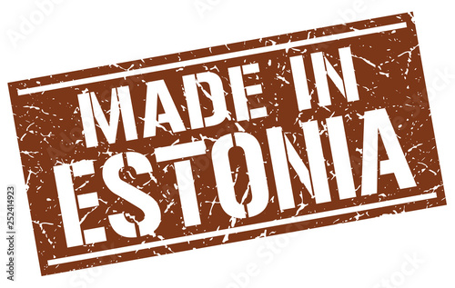 made in Estonia stamp