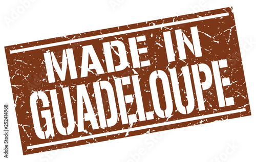 made in Guadeloupe stamp