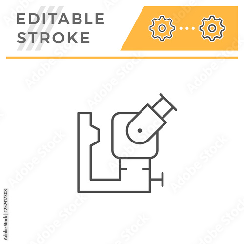 Ophthalmologic equipment line icon