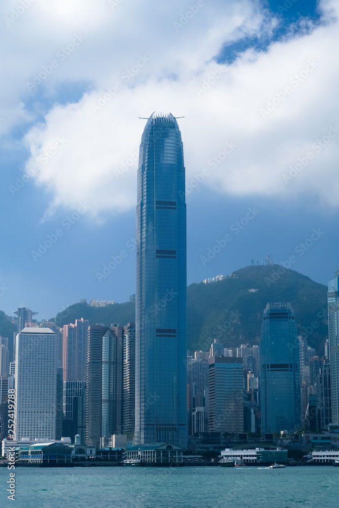 Naklejka premium 香港 国際金融中心・第二期