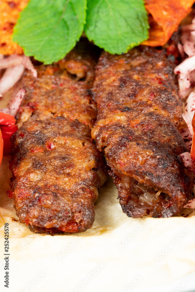 Turkish Adana kebab