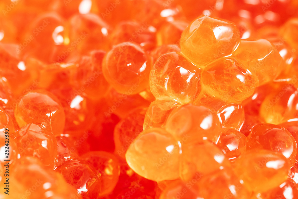 Red caviar as an abstract background Red caviar as an abstract background