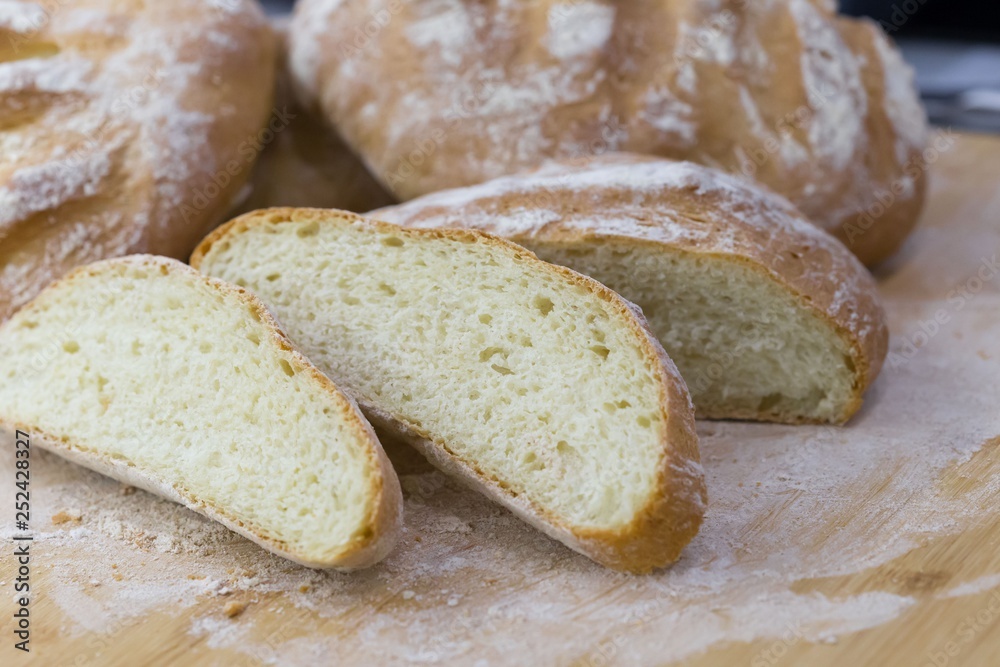 Food. Bread home bakery