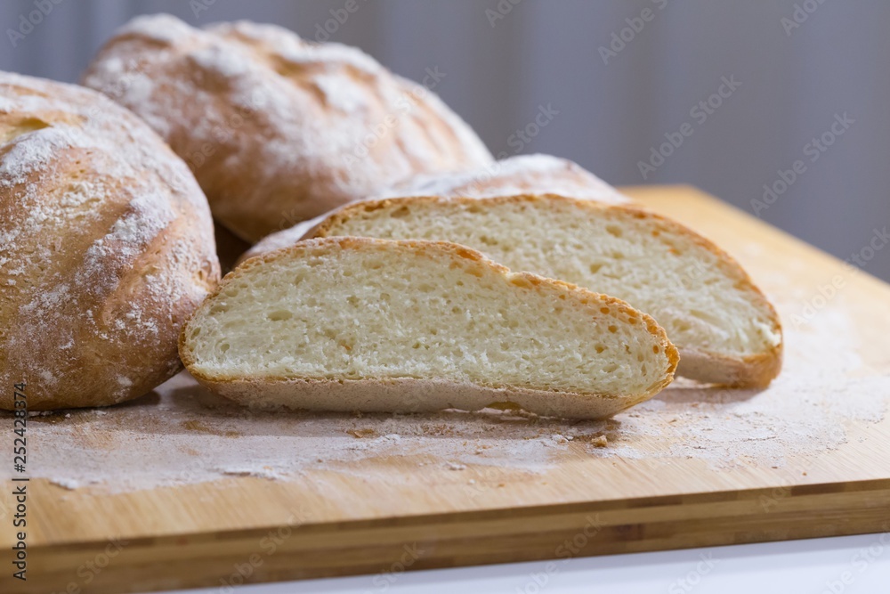 Food. Bread home bakery