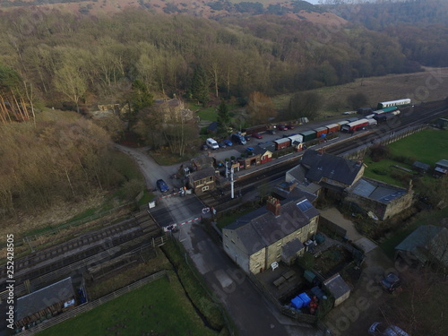 Levisham station, north yorkshire moors railway photo