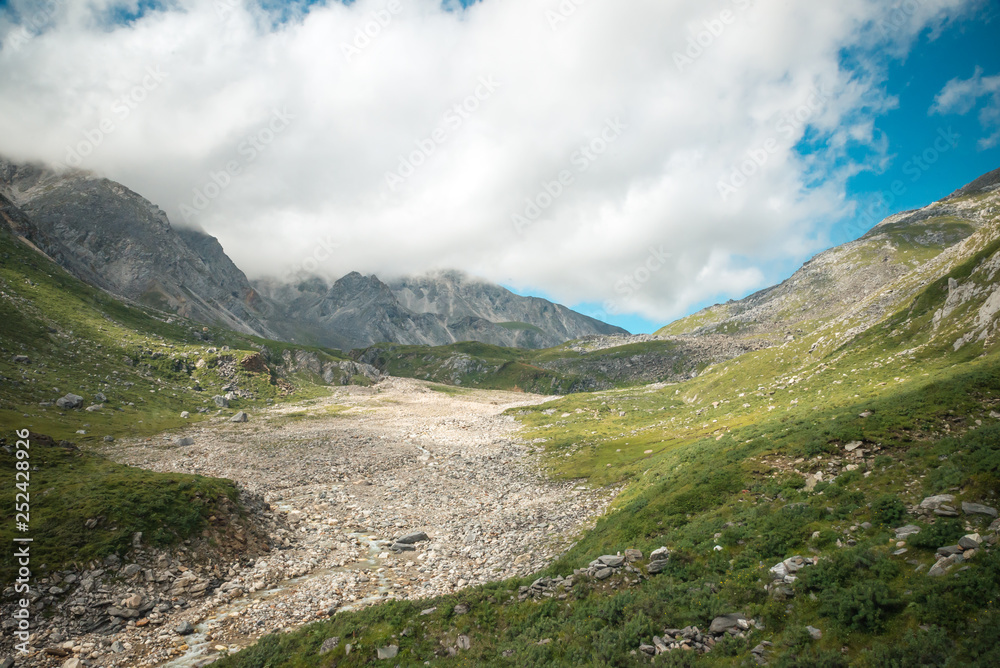 The mountains. Height. beauty