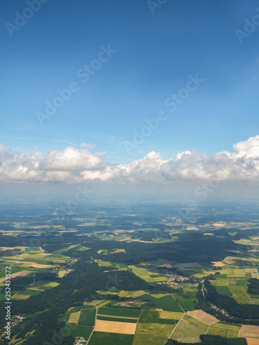 Luftbild Wolken