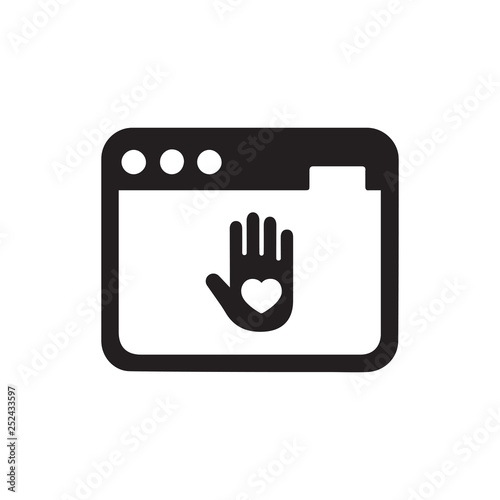 Online Charity Icon