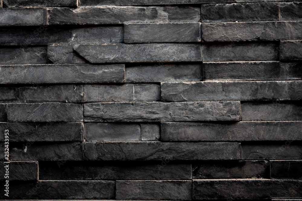 Naklejka premium Black rectangle square tile background & wallpaper