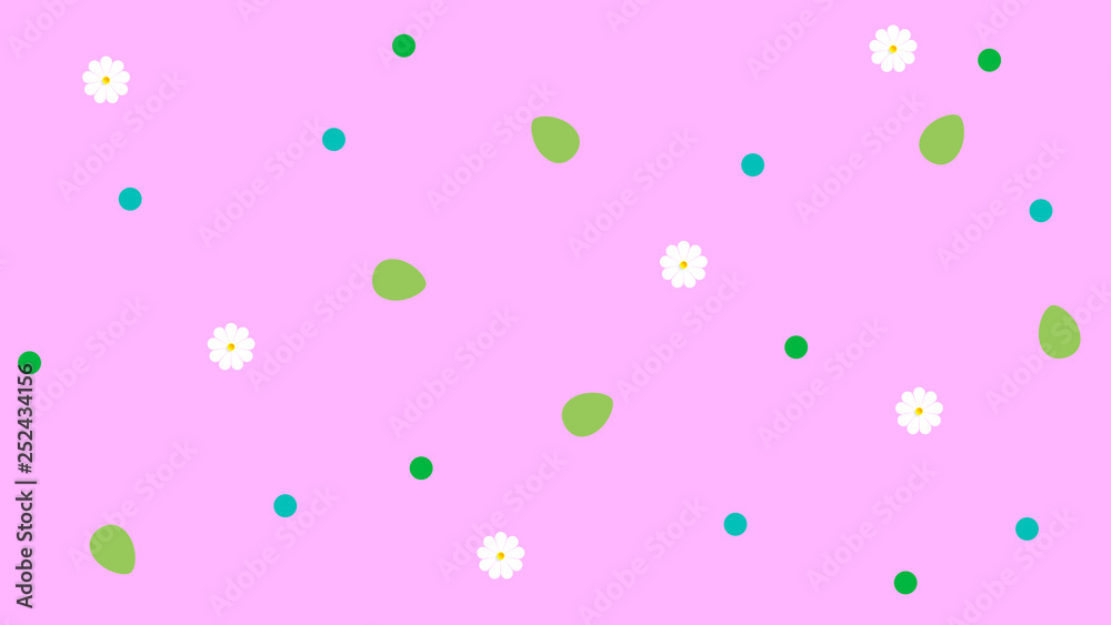spring daisy flowers and leaves spring daisy flowers and leaves