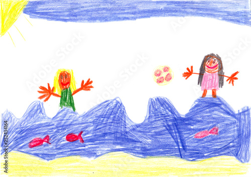 Der Sommerurlaub am Meer