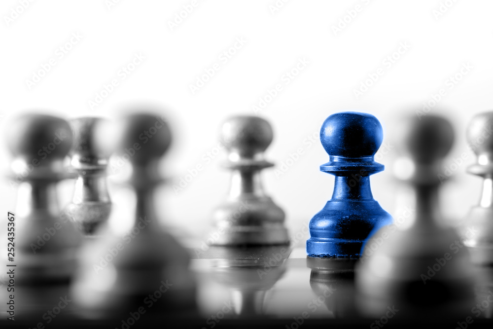 Chess business concept, leader teamwork & success Chess business concept, leader teamwork & success