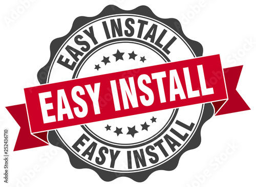 easy install stamp. sign. seal