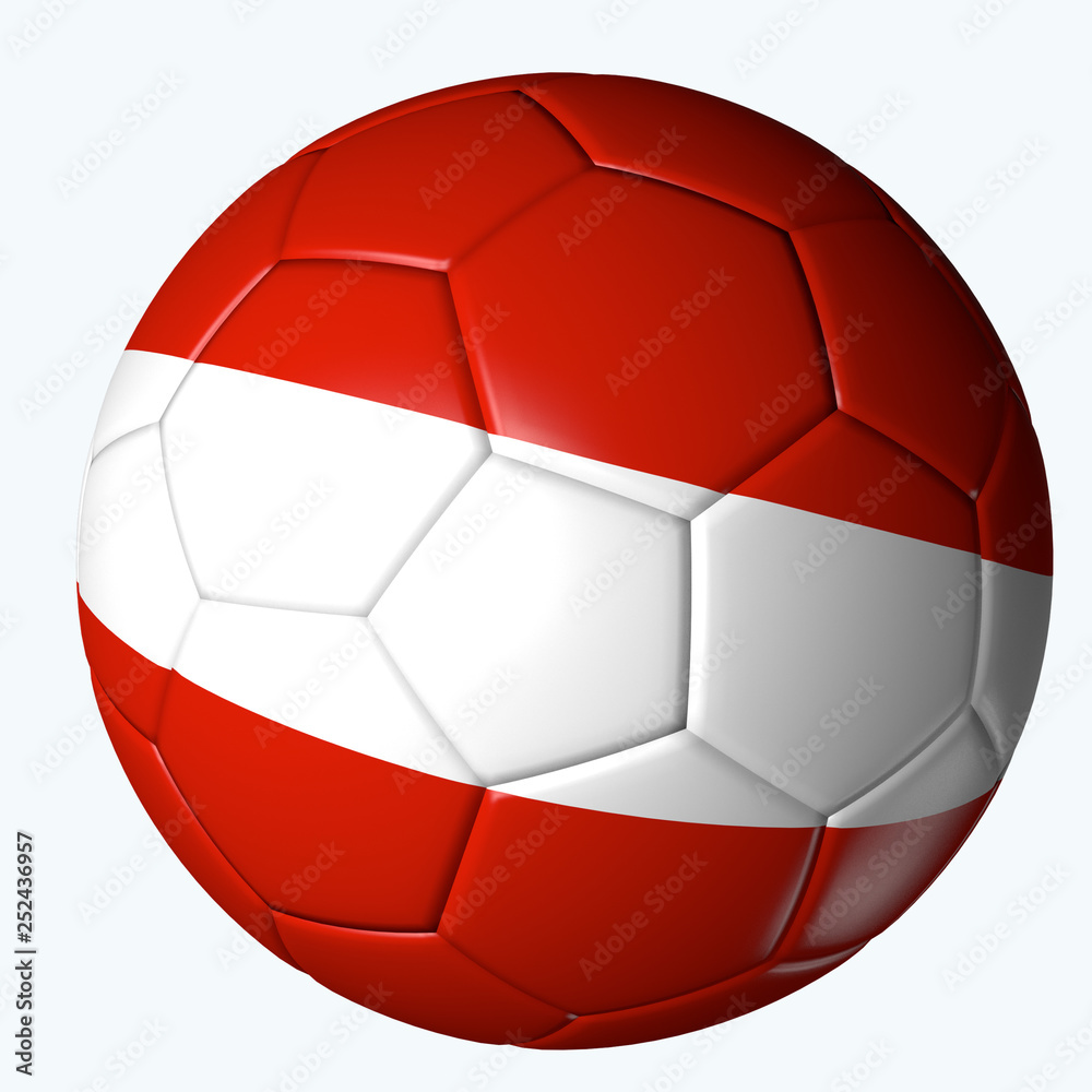 3D rendered soccer balls with country flag 3D rendered soccer balls with country flag