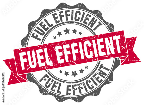 fuel efficient stamp. sign. seal