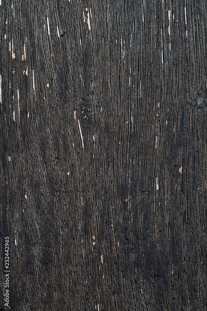 Fototapeta premium Black grey wood texture background