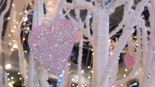 hearts decoration Valentine Day	
