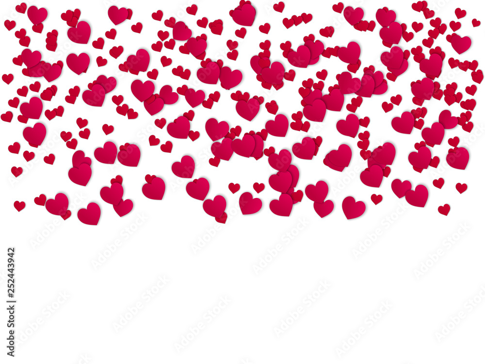 red hearts background