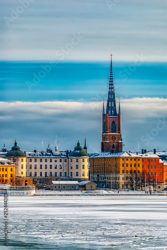 Stockholm Gamla Stan Winter Scene