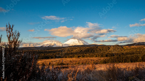 Obraz na płótnie Mount Ngauruhoe at sunset w salonie