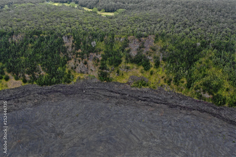Hawaii mit Drohne - Big Island Lava Hawaii mit Drohne - Big Island Lava