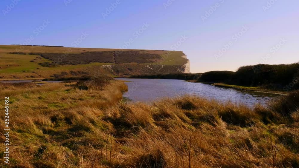 Seven Sisters Country Park at the South coast of England near Eastbourne Seven Sisters Country Park at the South coast of England near Eastbourne
