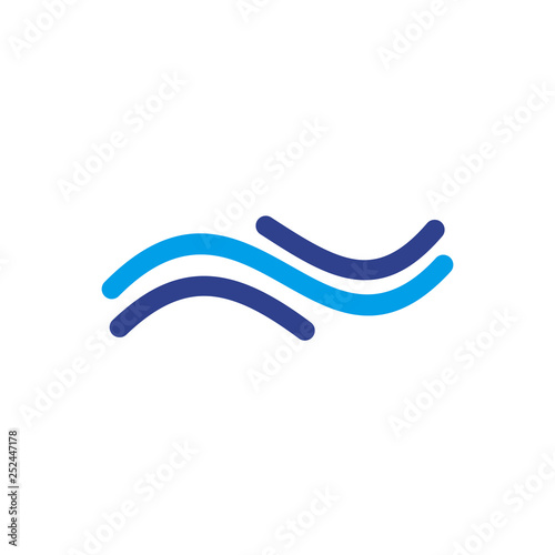 Wallpaper Mural Wave icon logo template Torontodigital.ca