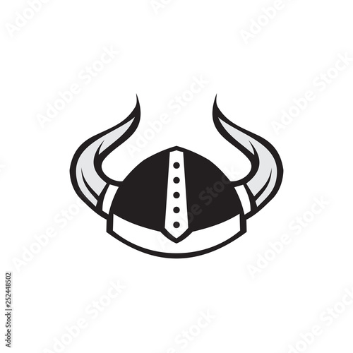 Viking logo design vector template