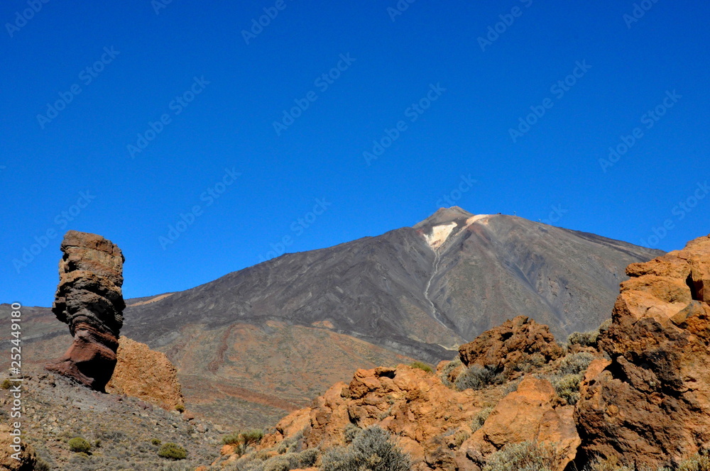 Roques de Garcia, finger of God rock in Tenerife near Mount Teide.