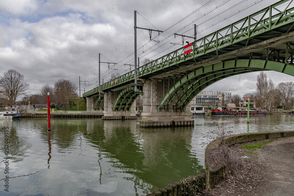 Bridge on the river Seine