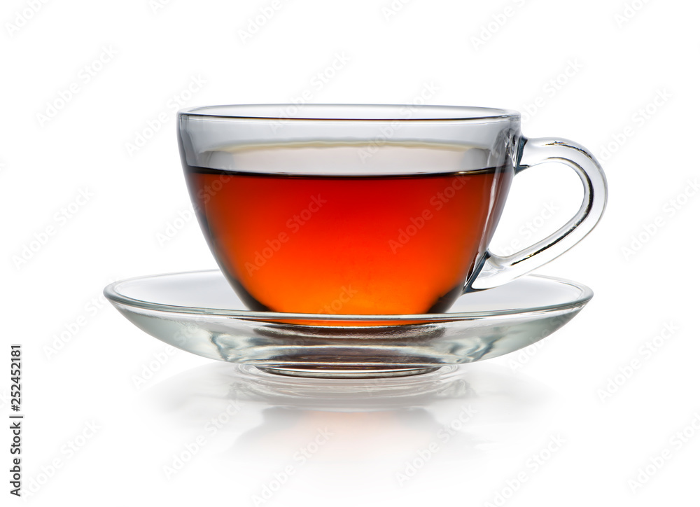 Cup of tea isolated