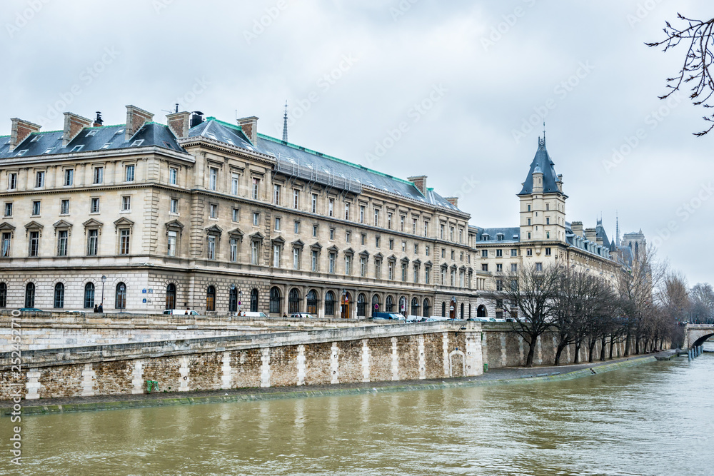 View of the Seine river, Paris - France