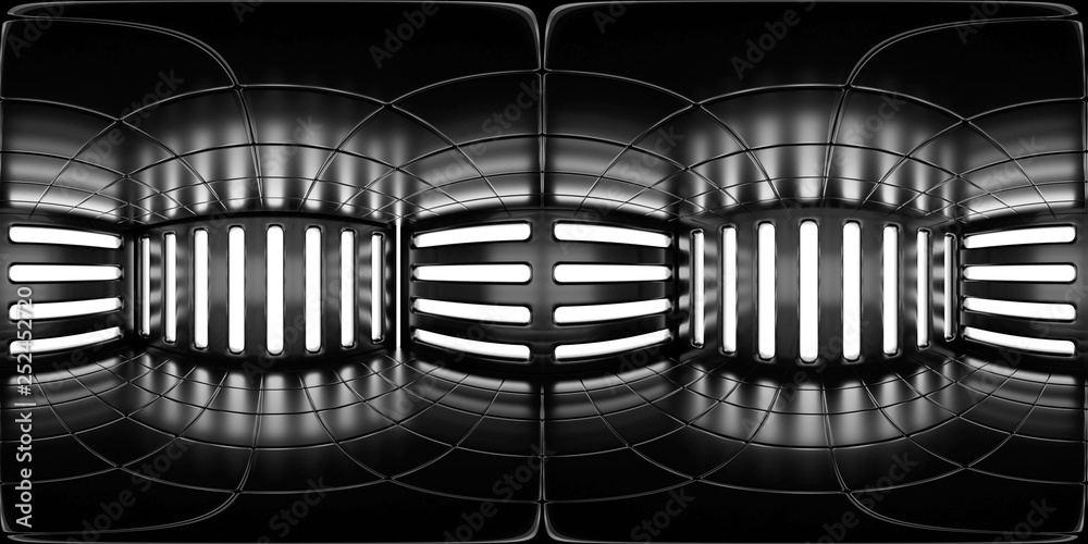 8K HDRI map, high contrast spherical environment panorama background, interior  light source rendering (3d equirectangular illustration) ilustración de  Stock | Adobe Stock