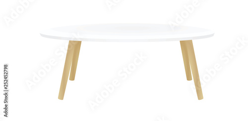 Coffee table. vector illustration