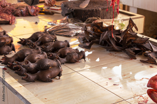 Roasted bats photo