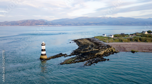 Penmon Point Lighthouse at Sunset