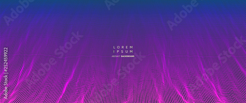 Abstract background. Technology style. 3d network design with particles. Vector illustration. Cover design template. Can be used for advertising, marketing, presentation.