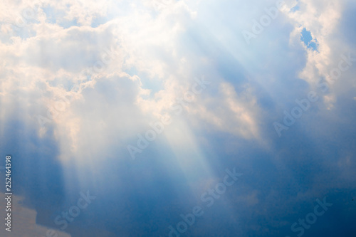 Tableau sur toile Clouds and sky after rain