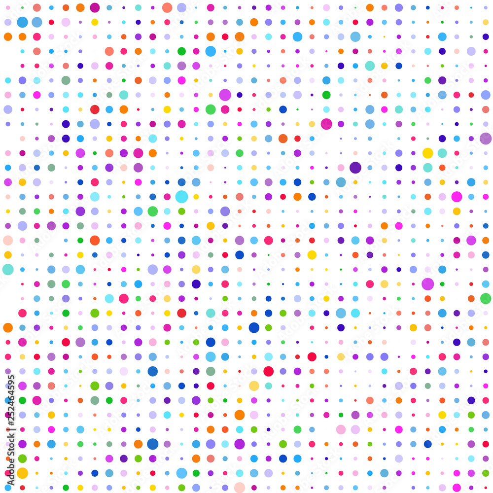 Multicolored circles on a white background. Multicolored circles on a white background.