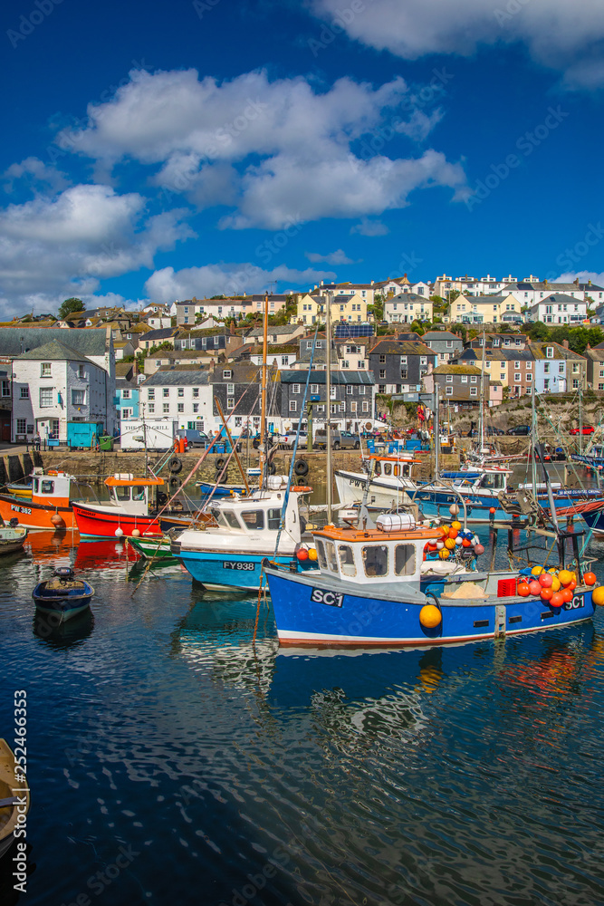 Mevagissey Fishing Town in Cornwall
