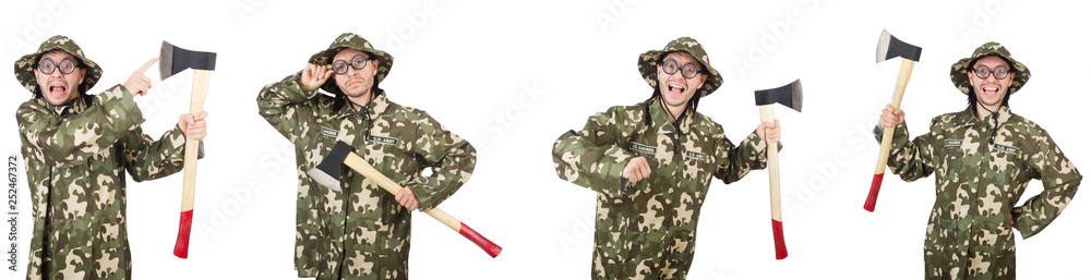 Collage of funny soldier photos Collage of funny soldier photos