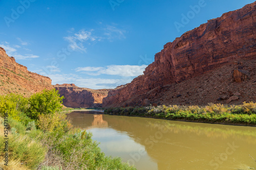 Colorado River in Scenic Desert near Moab Utah