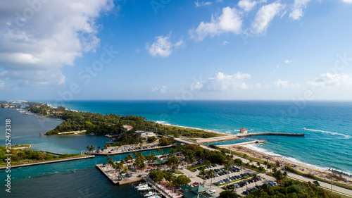 Boynton Beach Inlet Park early morning, just past sunrise. 